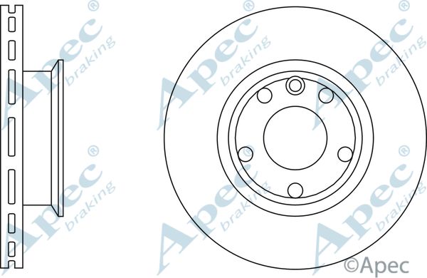 APEC BRAKING Тормозной диск DSK560